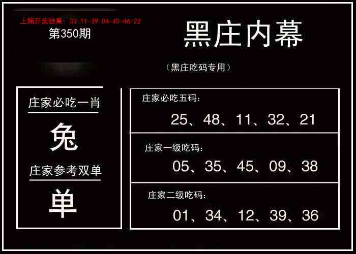 350期黑庄内幕[图]