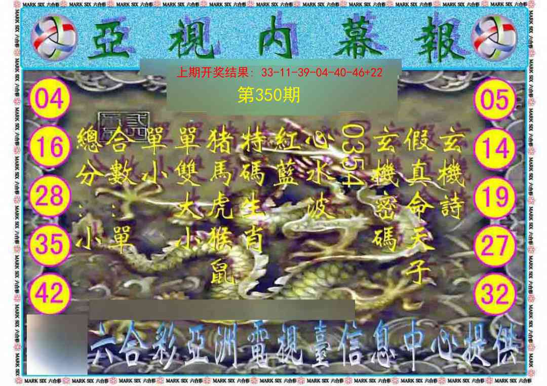 350期亚视内幕报[图]