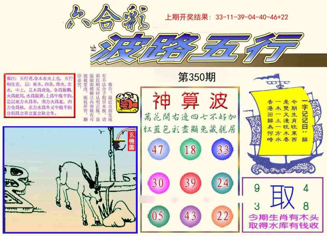 350期波路五行[图]