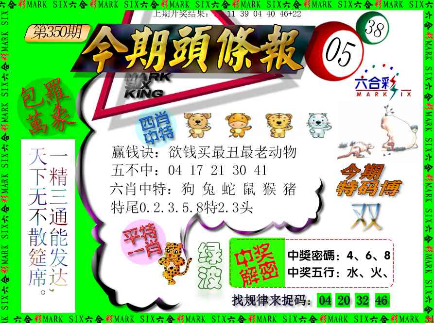 350期今期头条报[图]