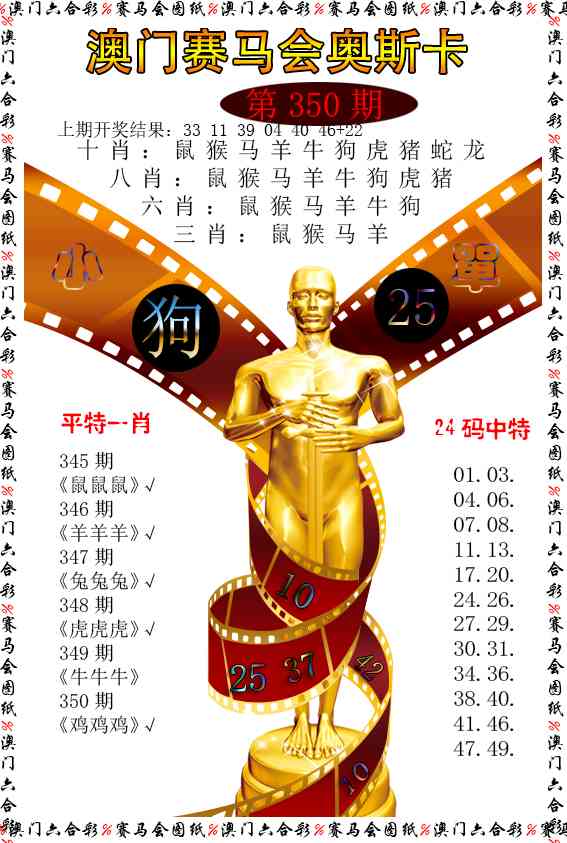 350期新奥斯卡[图]