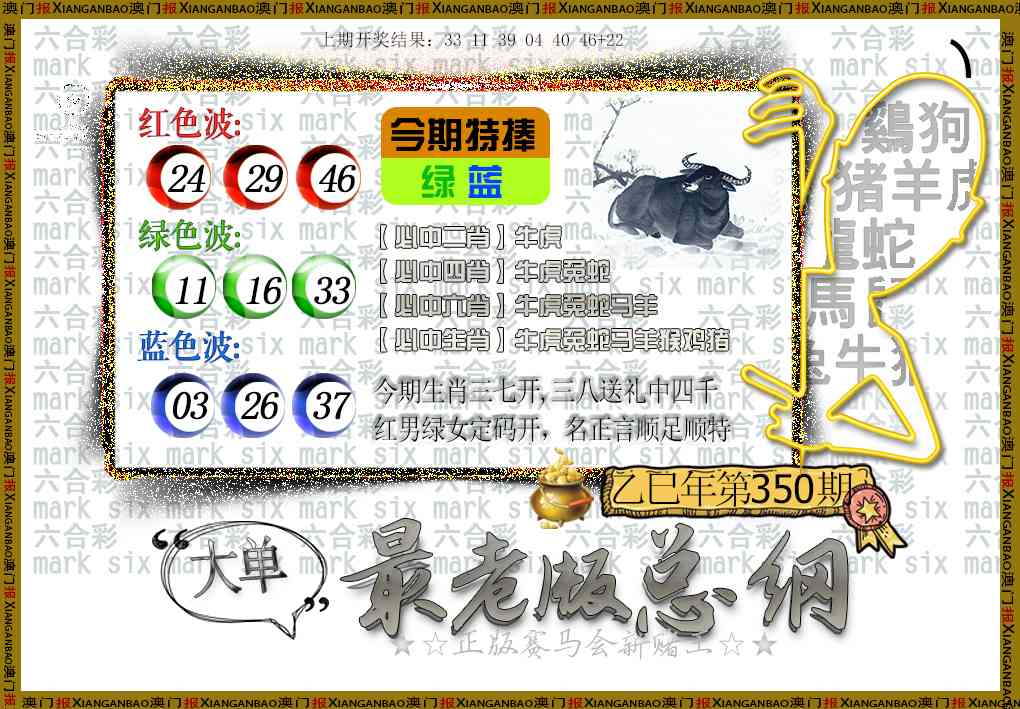 350期最老版总纲[图]