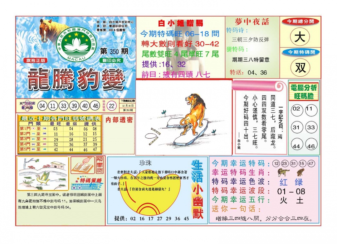 350期龙腾豹变[图]