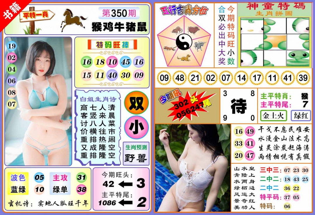350期澳门五行白姐[图]