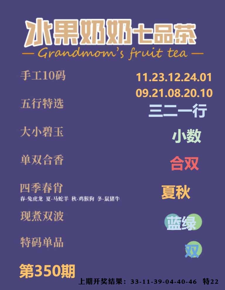 350期七品茶[图]